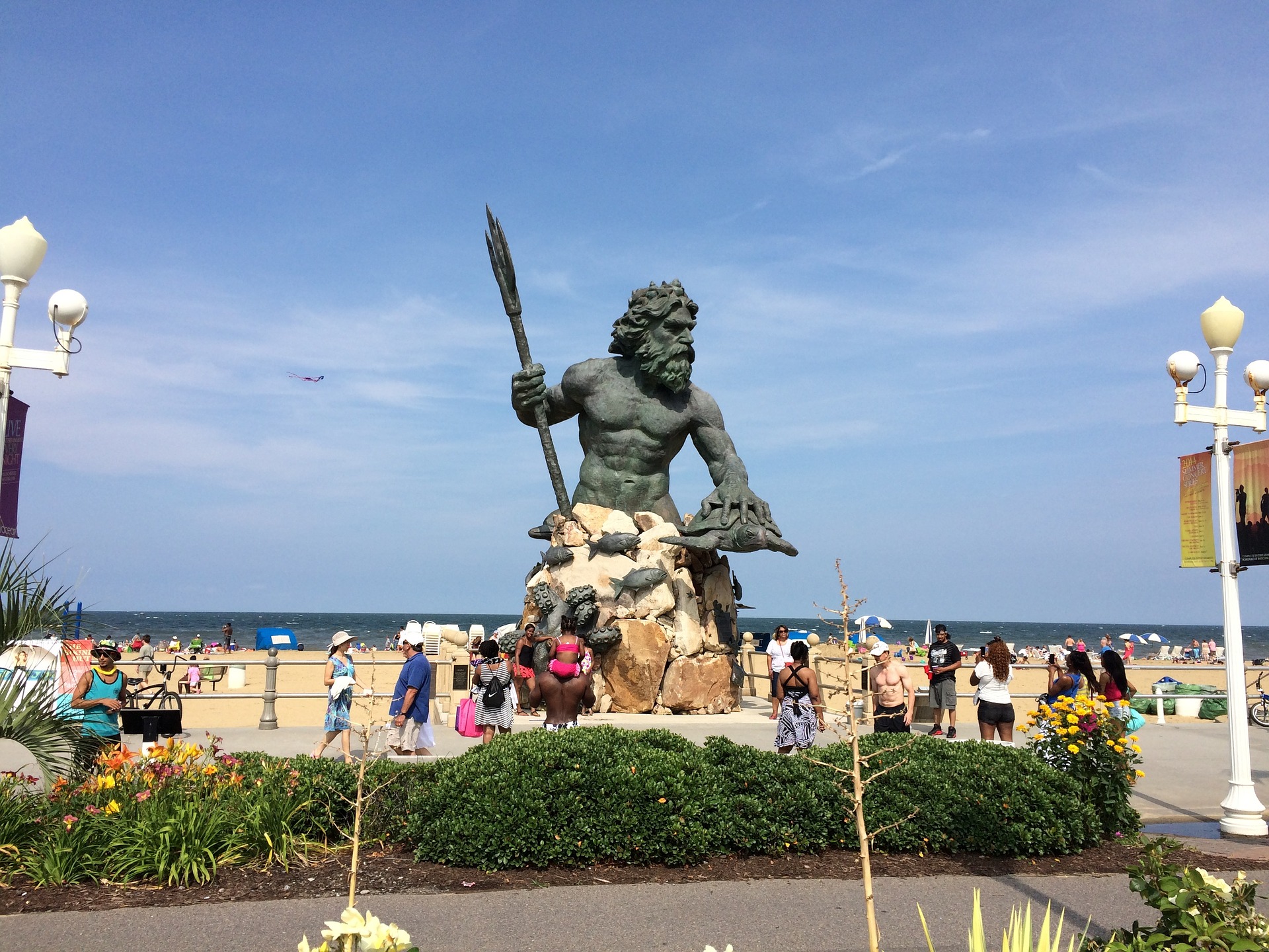 Enjoy some outside fun by visiting the Neptune Statue, or enjoy your yard swat-free with Mosquito Joe!