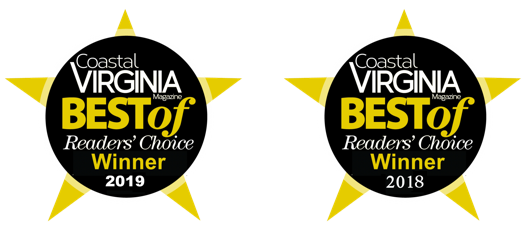 Best of Coastal Virginia Readears Choice Winner 2018 Logo